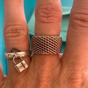 Tiffany & co mesh ring 💍 somerset collection